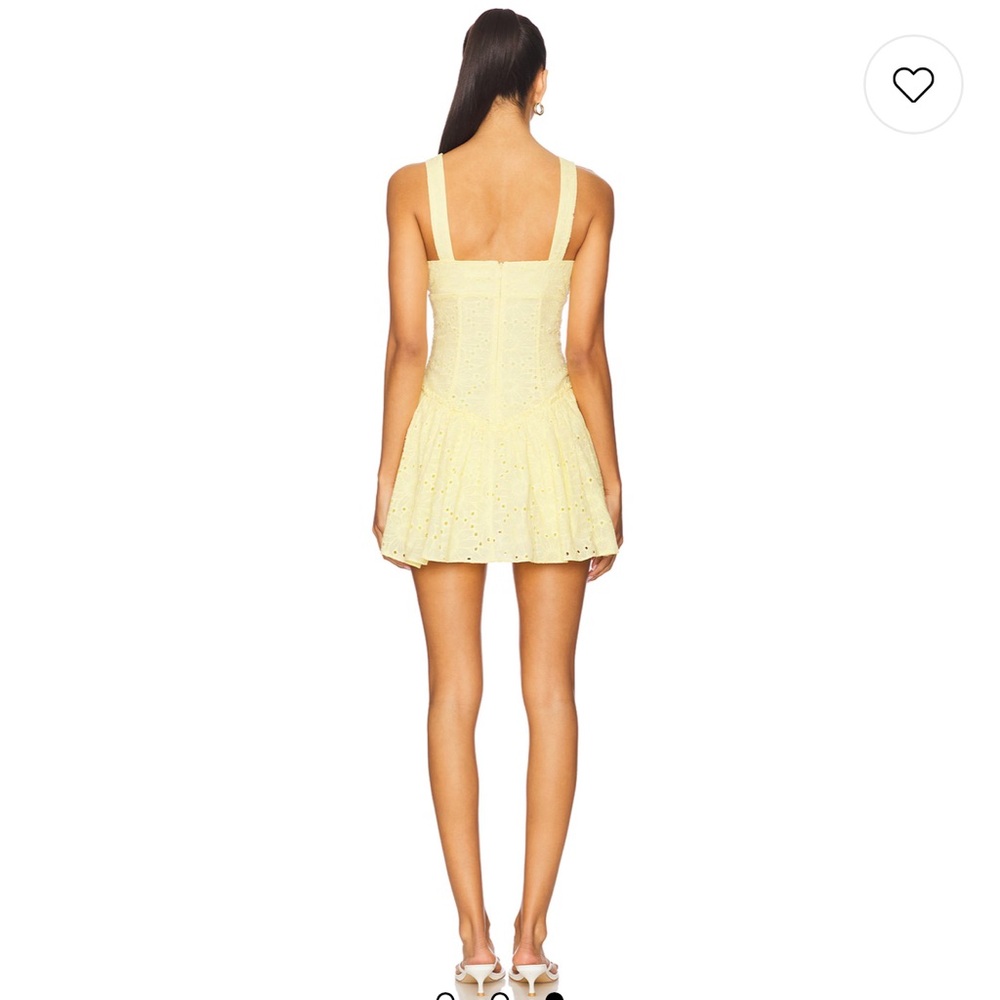 Loretta Romper in Baby Yellow - Picture 3 of 4